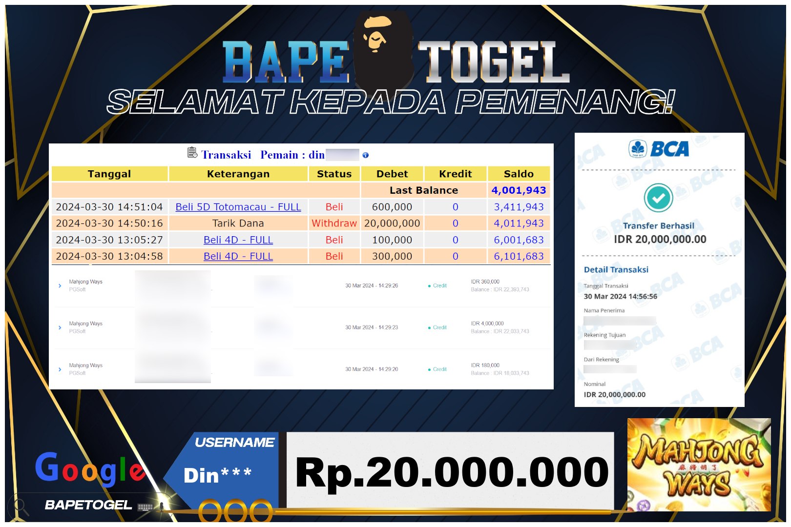 BAPETOGEL