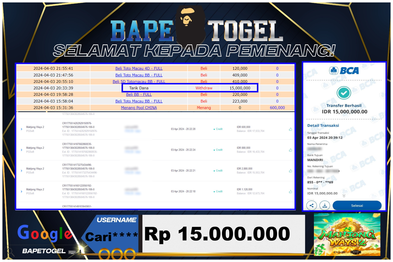 BAPETOGEL
