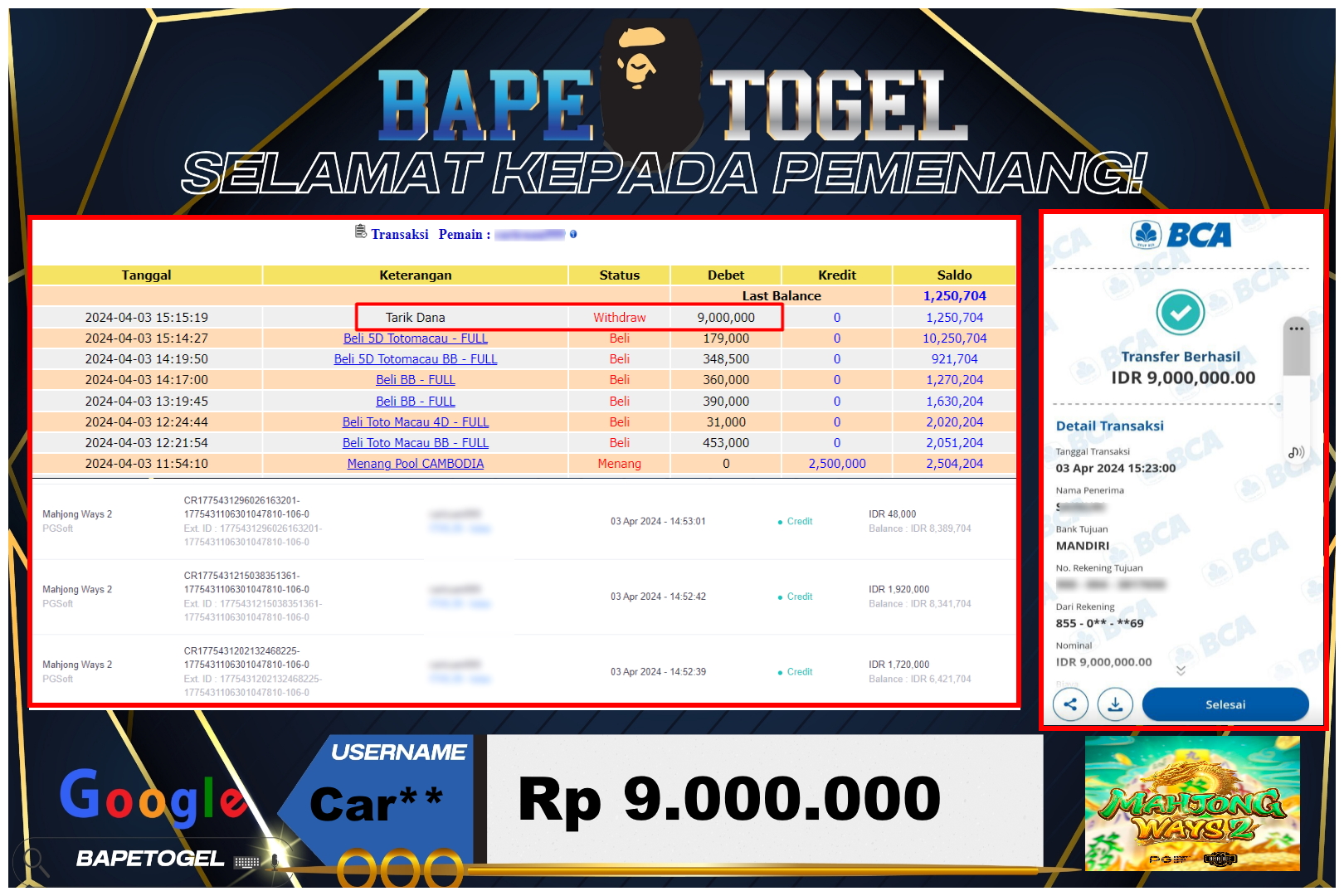 BAPETOGEL